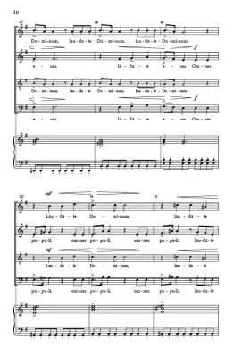 Laudate Dominum - Davison - Choral Octavo - SAB/opt. Tenor Accompanied