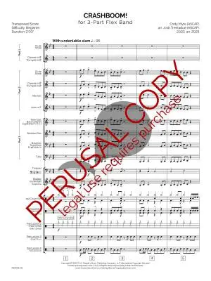 CrashBoom! - Myre/Trentadue - Concert Band (Flex-Band)