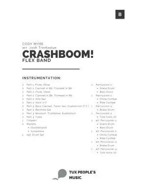 CrashBoom! - Myre/Trentadue - Concert Band (Flex-Band)