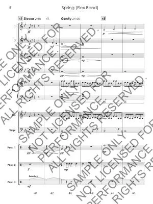 Spring - Standridge - Concert Band (Flex-Band) - Gr. 1