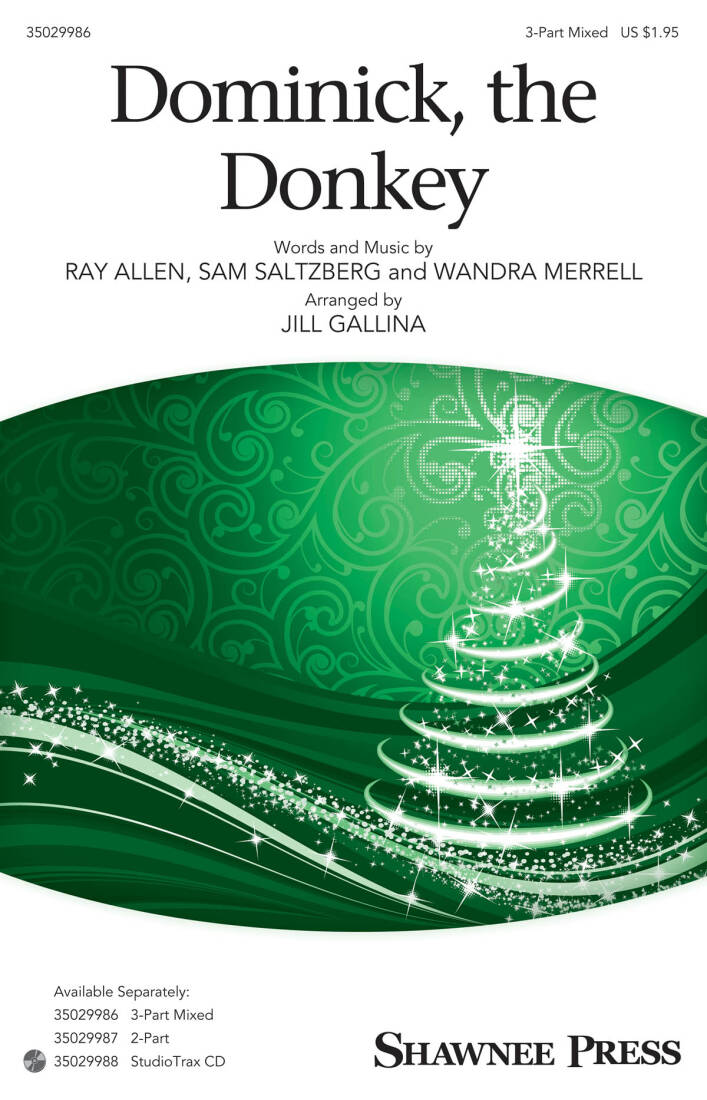 Dominick, the Donkey - Gallina - Choral Octavo - 3-Pt Mixed