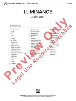 Luminance - Hall - Concert Band - Gr. 4