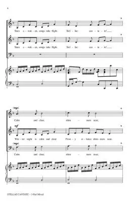 Stellae Cantate! - Miller - Choral Octavo - 3-Pt Mixed