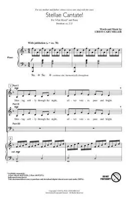 Stellae Cantate! - Miller - Choral Octavo - 3-Pt Mixed