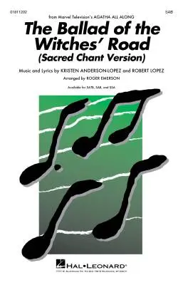 Hal Leonard - The Ballad of the Witches Road - Emerson - Choral Octavo - SAB Accompanied