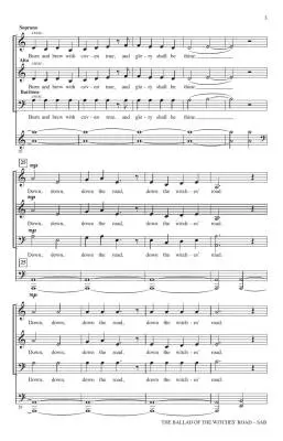 The Ballad of the Witches\' Road - Emerson - Choral Octavo - SAB Accompanied
