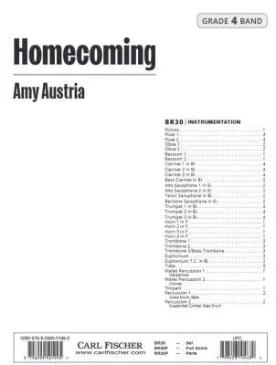 Homecoming - Austria - Concert Band - Gr. 4