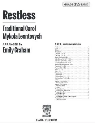 Restless - Concert Band - Gr. 3.5