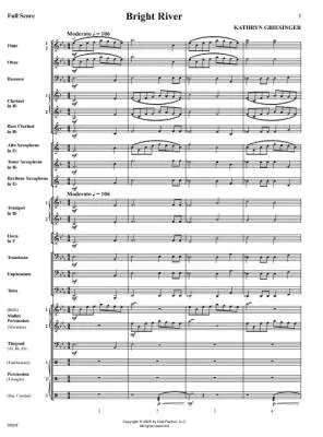 Bright River - Griesinger - Concert Band - Gr. 1.5