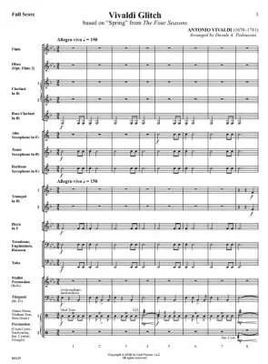Vivaldi Glitch - Vivaldi/Pedrazzini - Concert Band - Gr. 1.5