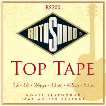 Rotosound - Top Tape Monel Flatwound 12-52