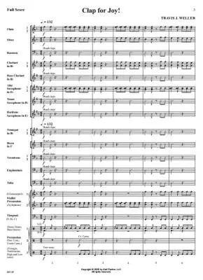 Clap for Joy! - Weller - Concert Band - Gr. 2.5