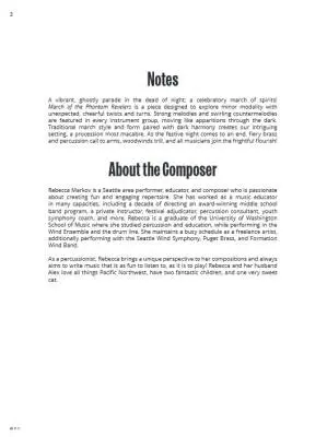 March of the Phantom Revelers - Markov - Concert Band - Gr. 2