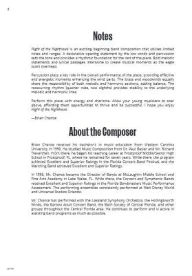 Flight of the Nighthawk - Chance - Concert Band - Gr. 1