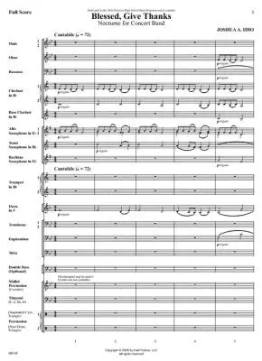 Blessed, Give Thanks - Idio - Concert Band - Gr. 2
