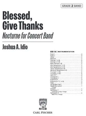 Blessed, Give Thanks - Idio - Concert Band - Gr. 2