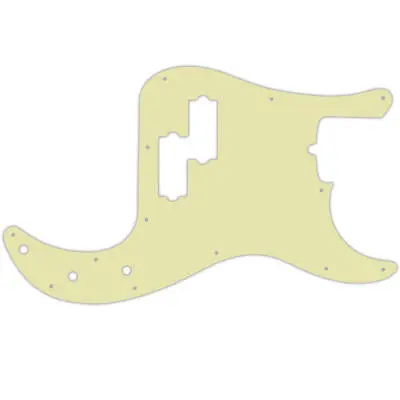 WD Music - Custom Pickguard for Fender 4 String American Professional Precision Bass - Vintage Green Thin