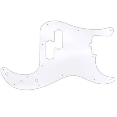 WD Music - Custom Pickguard for Fender 4 String American Professional Precision Bass - Clear Acrylic