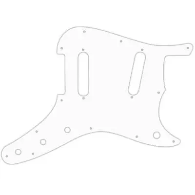 WD Music - Custom Pickguard for Fender 1956-1964 Duo-Sonic 12 Hole - White Matte