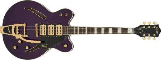 Gretsch Guitars - G2622T Streamliner FSR Center Block Cat-Eye 3-Pickup with Bigsby and Gold Hardware - Deep Purple Metallic