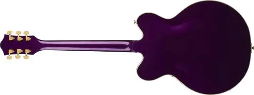 G2622T Streamliner FSR Center Block Cat-Eye 3-Pickup with Bigsby and Gold Hardware - Deep Purple Metallic