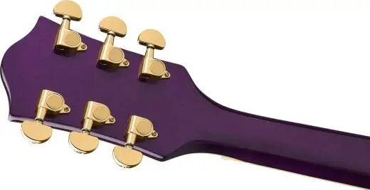 G2622T Streamliner FSR Center Block Cat-Eye 3-Pickup with Bigsby and Gold Hardware - Deep Purple Metallic