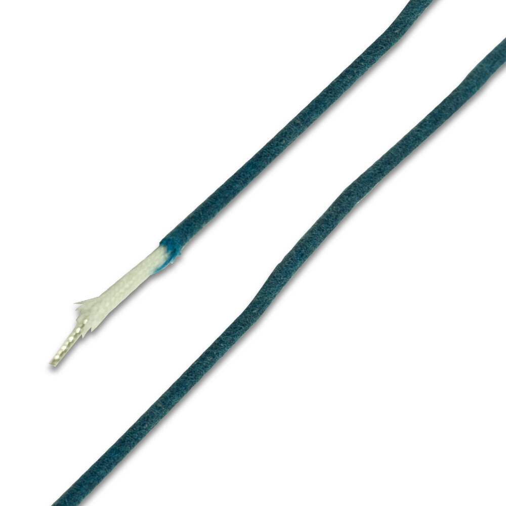 Gavitt Single Conductor Vintage Cloth Wire, Blue - 100\'