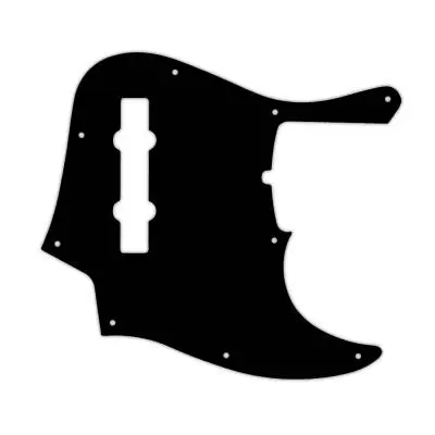 WD Music - Custom Pickguard for Fender 2019 5-String American Ultra Jazz Bass V - Black
