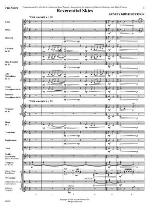 Reverential Skies - Kristofferson - Concert Band - Gr. 2.5