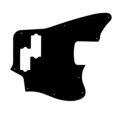 WD Music - Custom Pickguard for Fender 2018 Player Series Jaguar Bass - Black