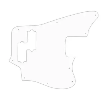 WD Music - Custom Pickguard for Fender 2018 Player Series Jaguar Bass - White/Black/White