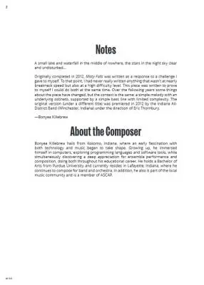 Misty Falls - Killebrew - Concert Band - Gr. 1.5
