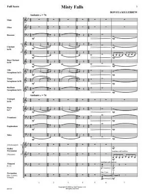 Misty Falls - Killebrew - Concert Band - Gr. 1.5