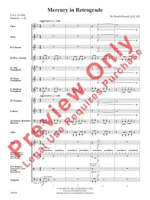 Mercury in Retrograde - Roszell - Concert Band - Gr. 0.5