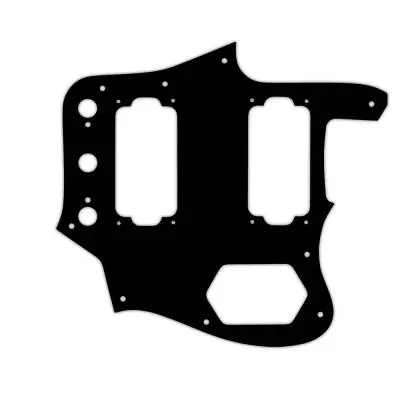 WD Music - Custom Pickguard for Fender Jaguar Special Edition HH - Black/White/Black
