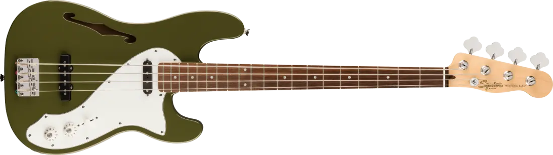 Paranormal Precision Bass Thinline SJ, Laurel Fingerboard - Olive
