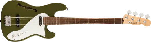 Squier - Paranormal Precision Bass Thinline SJ, Laurel Fingerboard - Olive