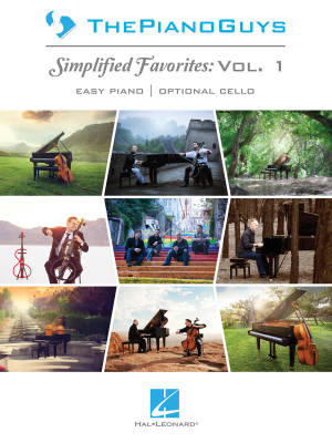 Hal Leonard - The Piano Guys - Simplified Favorites, Vol. 1 - Easy Piano/Optional Cello