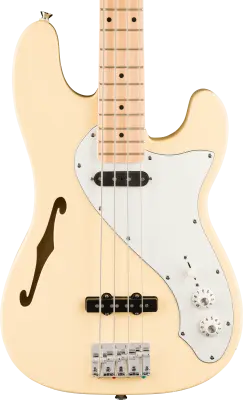 Paranormal Precision Bass Thinline SJ, Maple Fingerboard - Vintage White