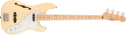 Squier - Paranormal Precision Bass Thinline SJ, Maple Fingerboard - Vintage White