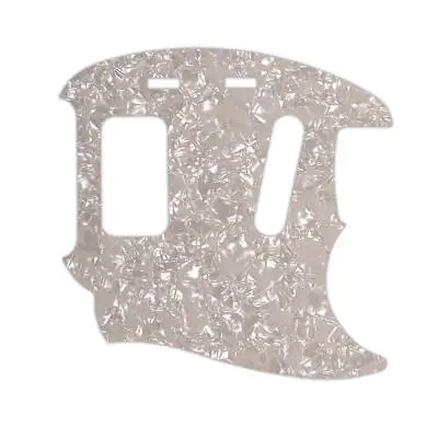WD Music - Custom Pickguard for Fender Kurt Cobain Mustang - Aged Pearl