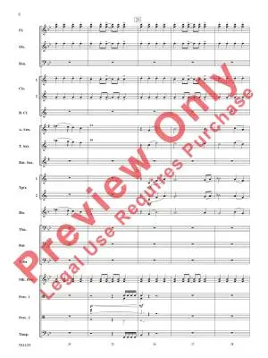Swing for the Fences - Roszell - Concert Band - Gr. 2.5