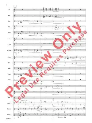 Into the Blizzard - Sims - Concert Band - Gr. 1.5