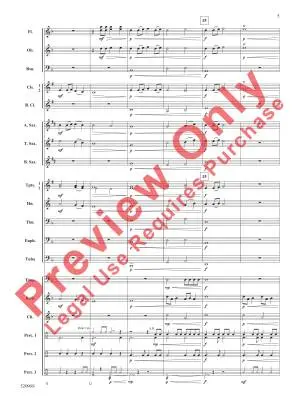 Into the Blizzard - Sims - Concert Band - Gr. 1.5