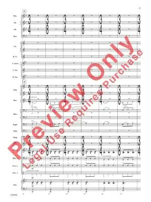 Beyond the Distant Ridge - Saucedo - Concert Band - Gr. 3.5