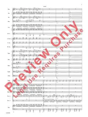 Beyond the Distant Ridge - Saucedo - Concert Band - Gr. 3.5