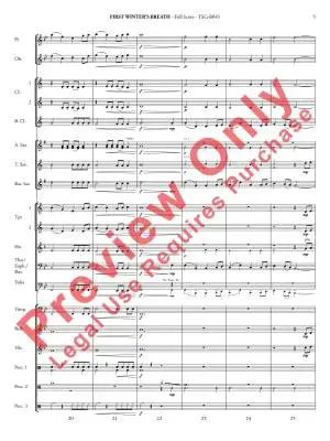 First Winter\'s Breath - Grant - Concert Band - Gr. 1