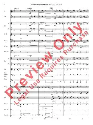 First Winter\'s Breath - Grant - Concert Band - Gr. 1