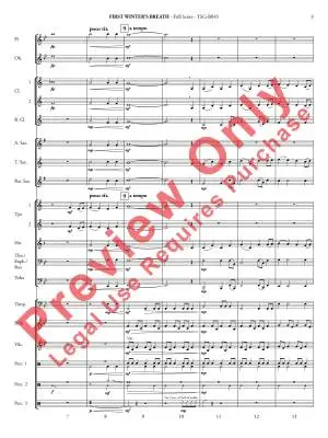 First Winter\'s Breath - Grant - Concert Band - Gr. 1