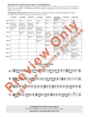 Dangerous En(count)ers - Grant - Concert Band - Gr. 1.5